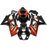 0383 Fairing Suzuki Gsxr1000 K7 07 08 2007 2008 Black Orange